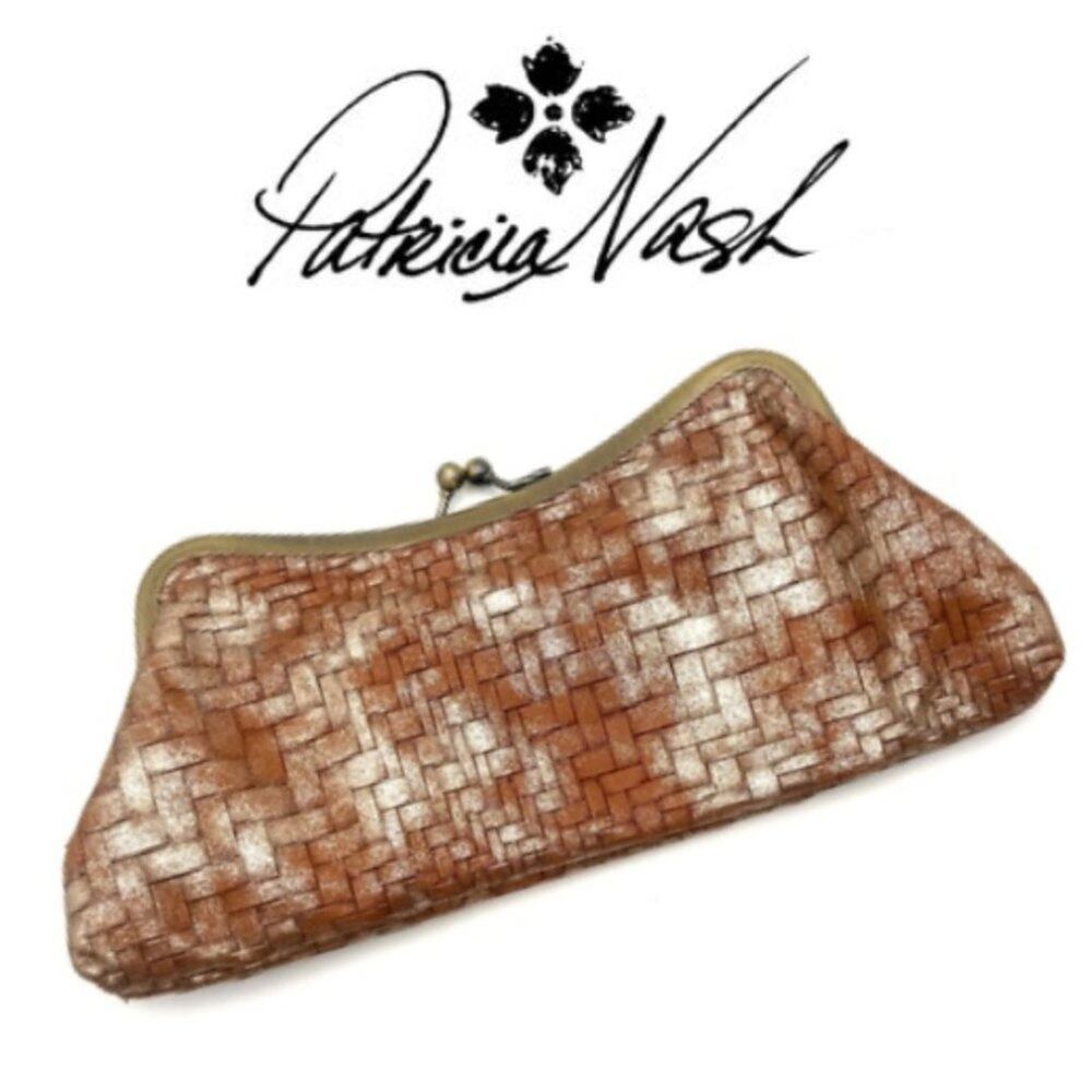 Patricia Nash Lina Small Frame Clutch Bag (chain missing)